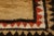 1900 - 1909 Antique Kurdish Transitional Geometric Copper Brown and Red Wool Rug For Sale - Image 5 of 6