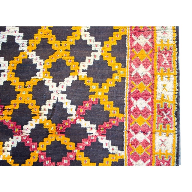 Vintage Moroccan Rug For Sale In Chicago - Image 6 of 9