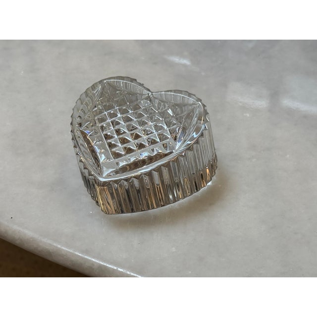 Design Plus Gallery presents a Vintage Crystal Heart Paperweight from Waterford. Formed in a sculptural heart shape, this...