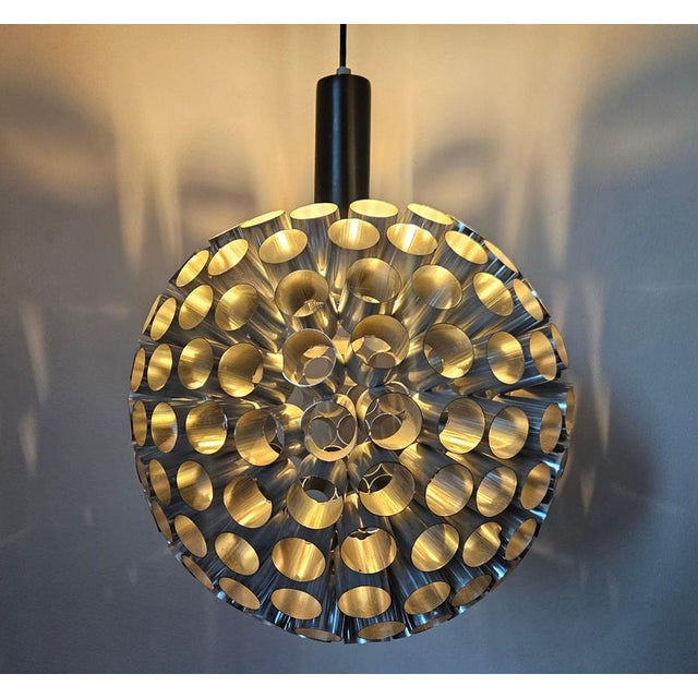 Vintage Space Age Pendant Light, Italy, 1970s For Sale - Image 12 of 13