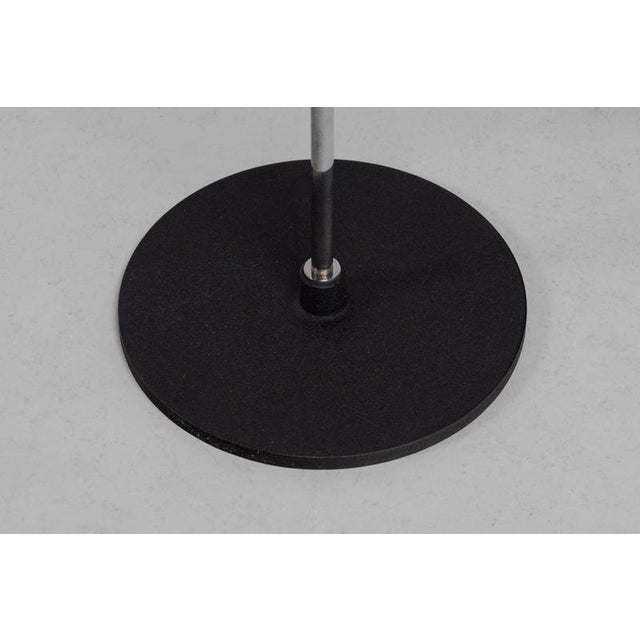 Metal Black Model 1055 Floor Lamps attributed to Gino Sarfatti for Arteluce, Italy, 1955, Set of 2 For Sale - Image 7 of 17