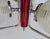 Funky Ceiling Lamp with Red Lacquered Metal Stem For Sale - Image 13 of 18