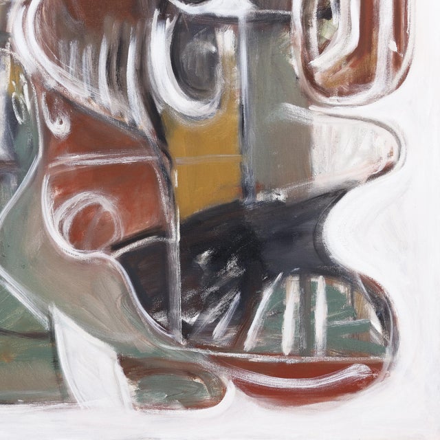 Cosmic Trigger v.2 - Large Contemporary Organic Shape Abstract Oil Painting Artwork by Harrison Gilman For Sale In Los Angeles - Image 6 of 9