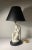 Off-white Art Deco Sculptural Pottery Table Lamp For Sale - Image 8 of 11