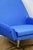 Textile Vintage Jade Series Swivel Lounge Chair with Blue Cornflower Velvet Upholstery, GDR, 1970s For Sale - Image 7 of 11