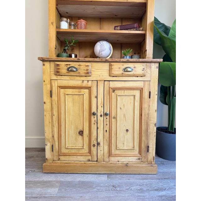 Large Farmhouse Pine Sideboard, 1920s For Sale - Image 9 of 16