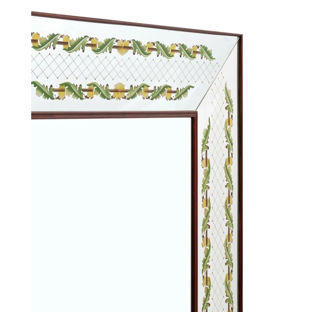 Glass Vintage Luigi Brusotti Mirror For Sale - Image 7 of 11