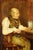 Max Gaisser, Inn Interior with an Older Man Sitting at a Table, 1890s, Oil Painting on Wood, Framed For Sale - Image 7 of 7