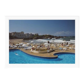 Contemporary Hotel Du Palais Biarritz 1985 by Slim Aarons White Framed C-Print For Sale