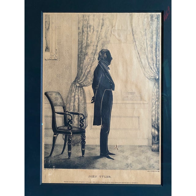 Pair of Large Antique Silhouettes of Gentlemen For Sale - Image 4 of 10