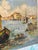 Antique Nautical Oil Painting For Sale - Image 4 of 9
