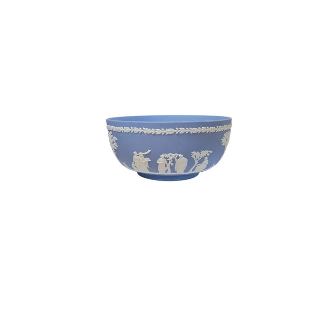 Ceramic Wedgwood Blue Jasperware "Sacrifice" Bowl For Sale - Image 7 of 14
