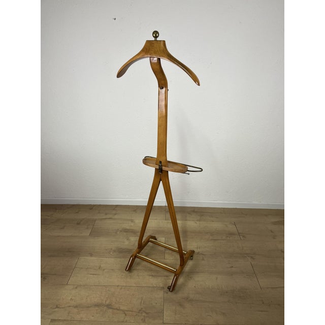 Wooden Valet Stand by Ico Parisi for Fratelli Reguitti, 1960s For Sale - Image 6 of 9