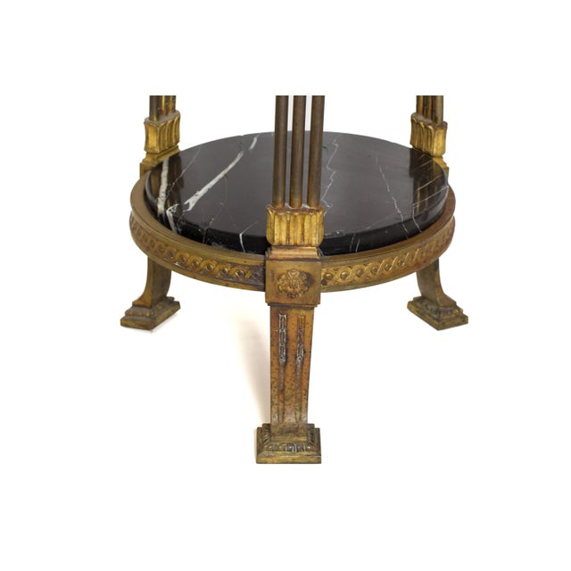 Austrian Bronze and Marble Table For Sale - Image 4 of 5