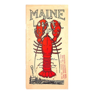 "Maine: 27 New Lobster Recipes" 1955 For Sale