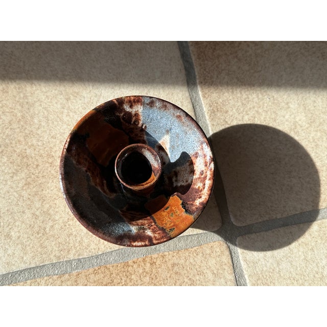 Ceramic Candlestick by Jim & Henny Waldorff, Svaneke, Bornholm, 1970s For Sale - Image 4 of 9