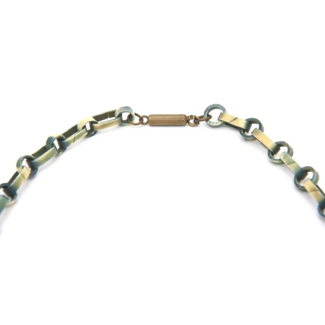 Vintage Egyptian Revival Celluloid Necklace, 1930's For Sale In Miami - Image 6 of 8