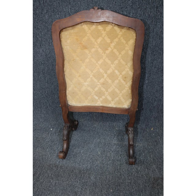 Wood Louis XV Style Fireplace Screen For Sale - Image 7 of 8