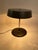 Mid-Century Modern Table Lamp with Black Base, Gray Shade & Chrome Upright For Sale - Image 10 of 11