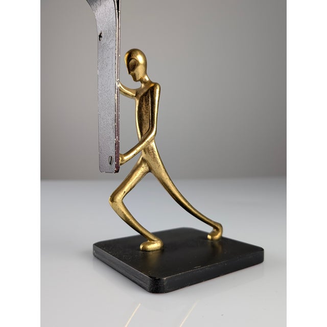 Sculptural Bronze Candelabras from Karl Hagenauer, 1940s, Set of 2 For Sale - Image 11 of 17