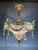 1970s 1970s French Louis XVI Gold Bronze Chandelier 4Lt For Sale - Image 5 of 14