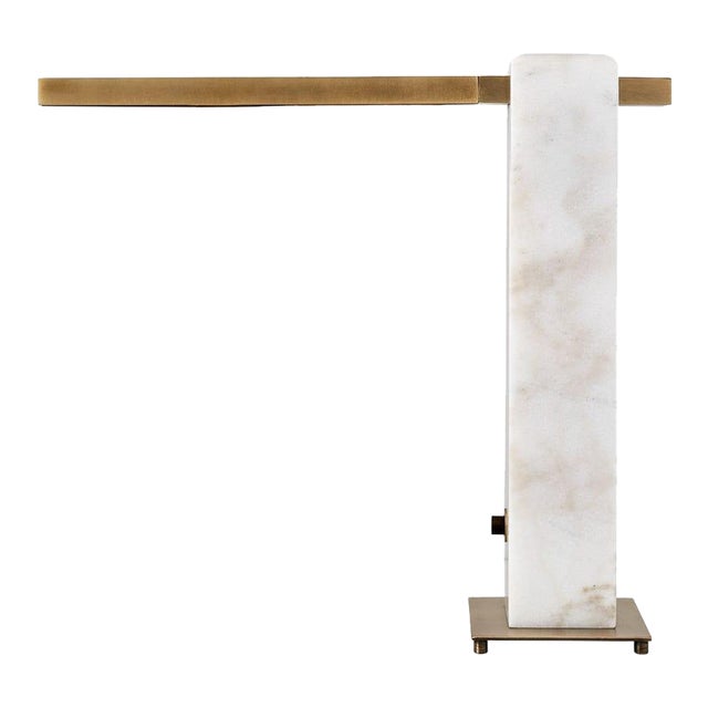 Cool Marble Column Lamp For Sale