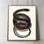 This antique snake illustration has rock star personality! Hot pink and yellow gills with a dark coat offer a print with...