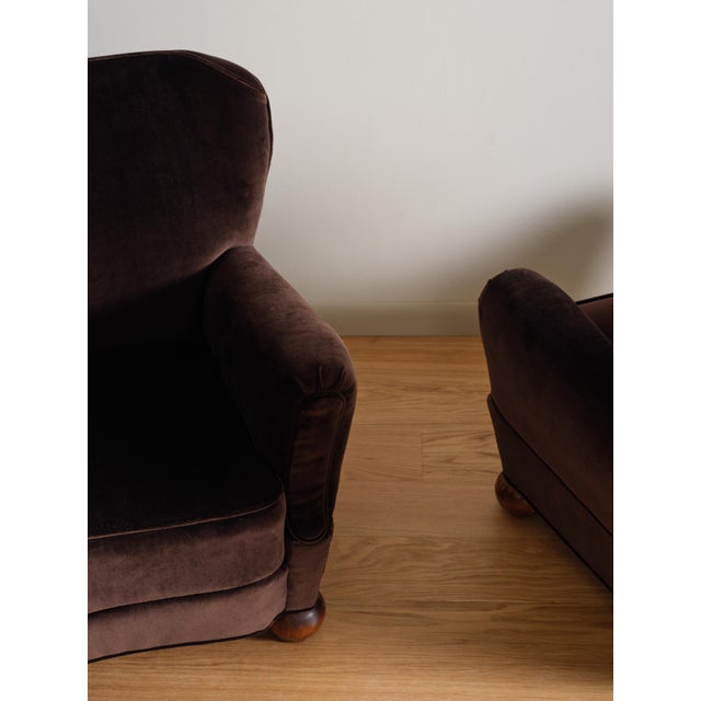 1930s Pair of Lounge Chairs in Manner of Marta Blomstedt For Sale - Image 4 of 4