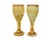 Mid 20th Century Mid Century Earth Ton Hand-Thrown Tall Wine Chalices Goblets - Set of 2 For Sale - Image 10 of 10