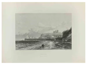 Edward Francis Finden, Whitby, Etching, 1845
