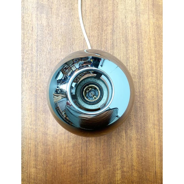 Mid-Century Space Age German Chrome Mushroom Table or Wall Lamp by Klaus Hempel for Kaiser Leuchten, 1970s For Sale - Image 15 of 18