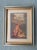 Mid-Century Modern Vintage “Daydreams of Summer” Framed Lithograph – Mid-Century Child Portrait in Teal & Gilt Frame For Sale - Image 3 of 7