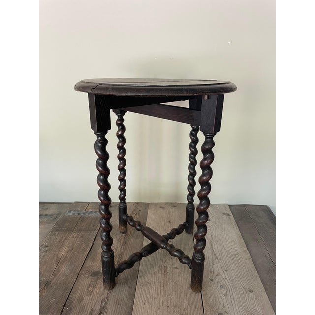 Small Vintage Side Table, 1980s For Sale - Image 9 of 9