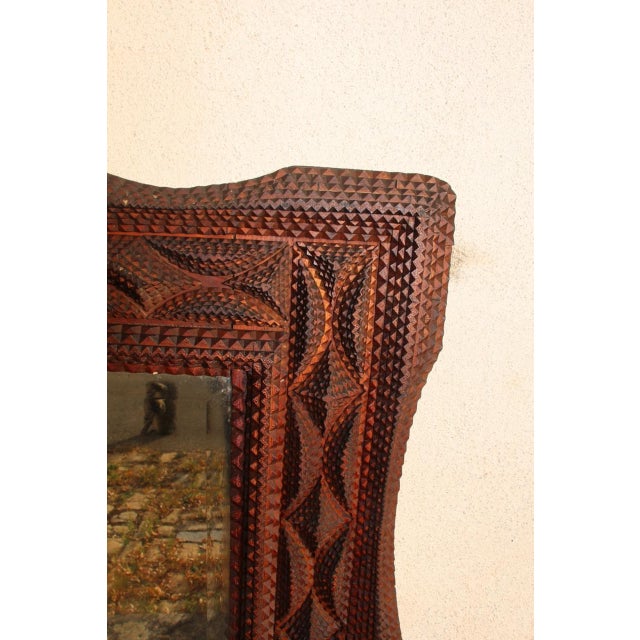 Large 19th Century Tramp Mirror For Sale - Image 10 of 11