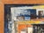 Richard Dempsey Early Modern Orange, Blue, and Yellow Toned Abstract City Landscape Painting, Mid 20th Century For Sale In Houston - Image 6 of 12