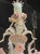 Antique Venetian Opalescent and Pink Chandelier For Sale - Image 4 of 9