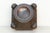 19th Century Carved & Painted Teak Candle Holder For Sale - Image 5 of 6