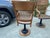 Wood Antique Oak Courtroom Juror Chairs Set of 3 Cast Iron Base Early 1900s For Sale - Image 7 of 18