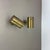 Minimalist Brass Hole Wall Spot Lights, Italy, 1970s, Set of 2 For Sale - Image 9 of 15