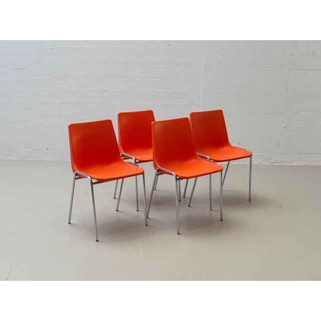 Striking chairs by the manufacturer wesifa (wesifa gmbh), produced in vlotho-uffeln, west germany, in the 1970s. These...