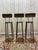 Metal Steel and Straw Bar Stools, Set of 3 For Sale - Image 7 of 8