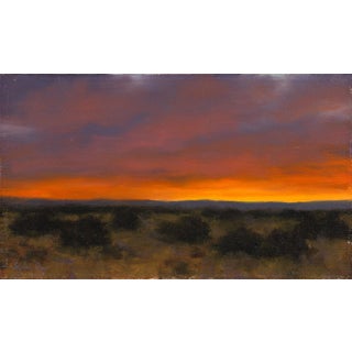 Colorful Evening by Stephen Day | Oil on canvas mounted to gator foam depicting a sunset landscape. For Sale