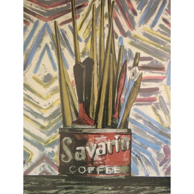 Modern Original Exhibition Poster after Jasper Johns, 1986 For Sale - Image 3 of 7