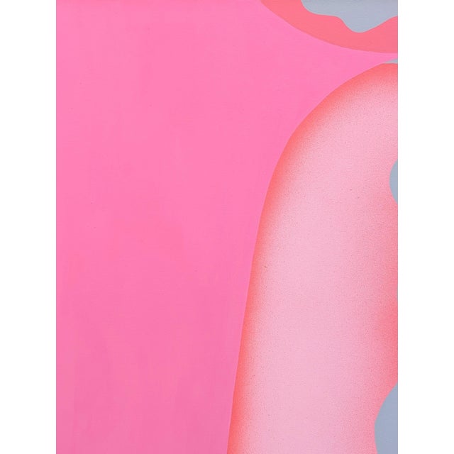 Alika Herreshoff "Bess Nest" Contemporary Colorful Pink and Purple Abstract Painting, 2015 For Sale In Houston - Image 6 of 12