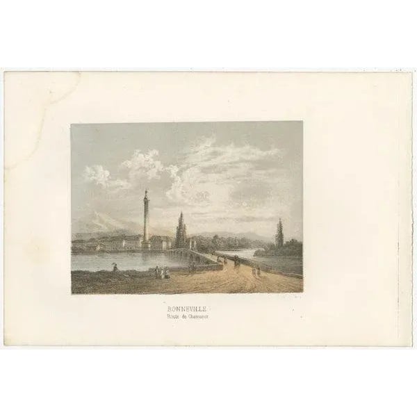 Morel, Switzerland, 1850, Paper, Set of 5 For Sale - Image 6 of 7