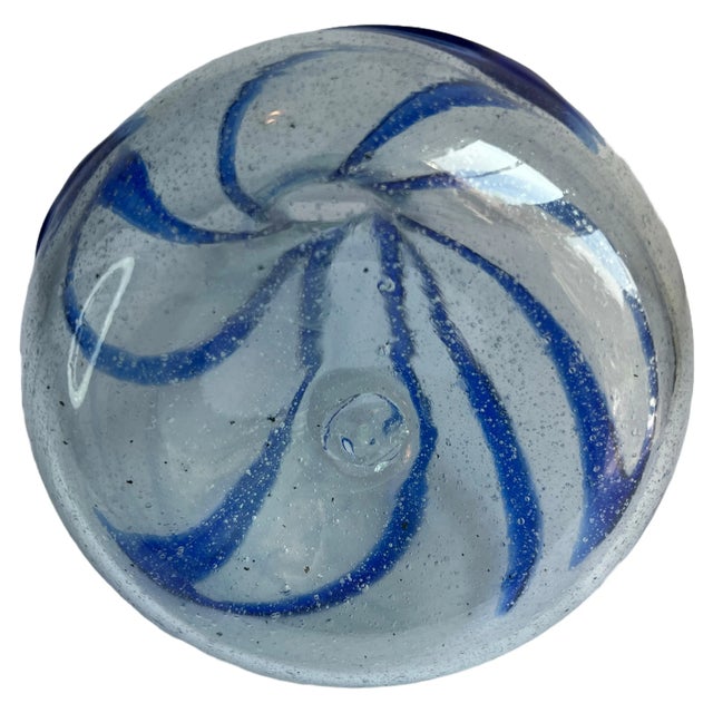 Mid 20th Century Hand-Blown Art Glass Sculptural Vase For Sale In New York - Image 6 of 10