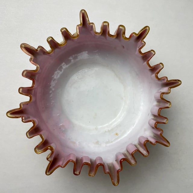 Opaline Multilayer Glass Bowl For Sale - Image 11 of 12