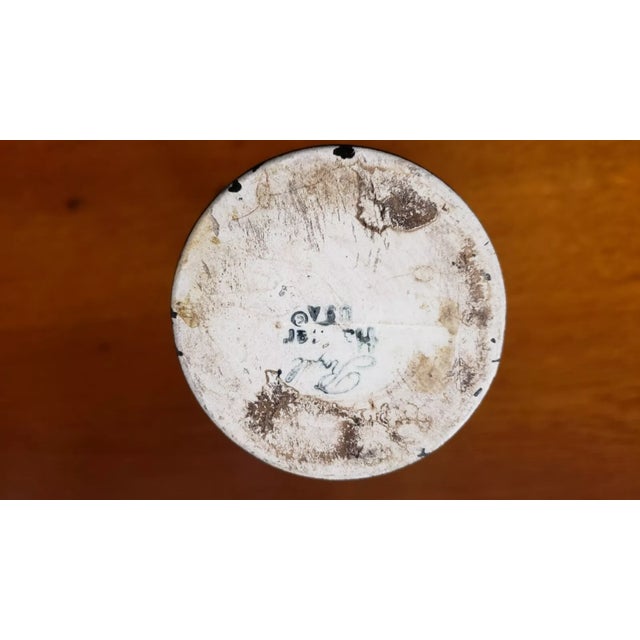 1960s Mid Century Royal Haeger Brown Glaze Black Spotted Vase For Sale - Image 5 of 6