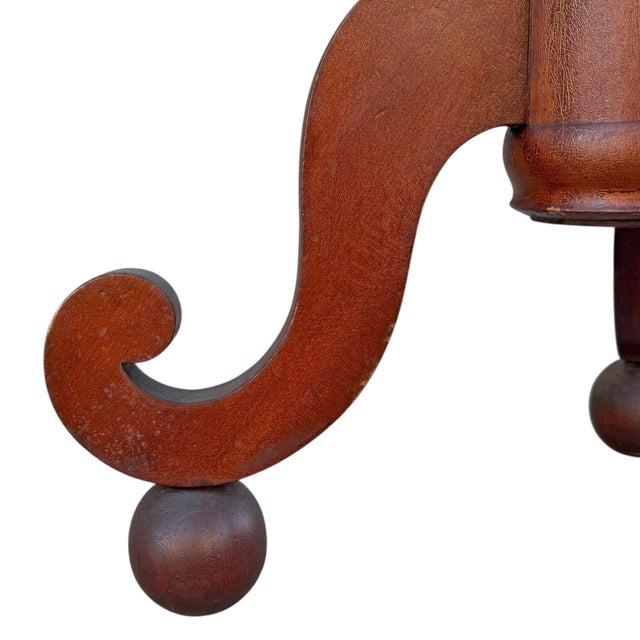 19th Century American Empire Side Table For Sale - Image 12 of 14