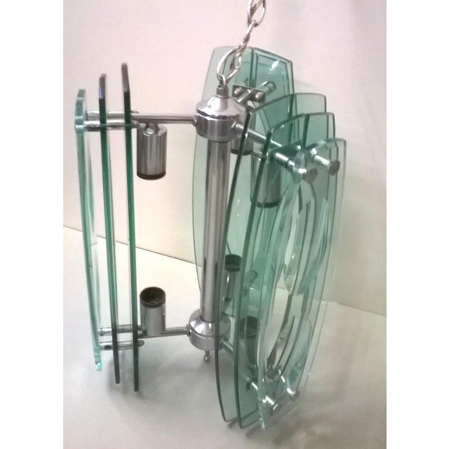 Metal Italian Pendant Lamp from Veca, 1960s For Sale - Image 7 of 10